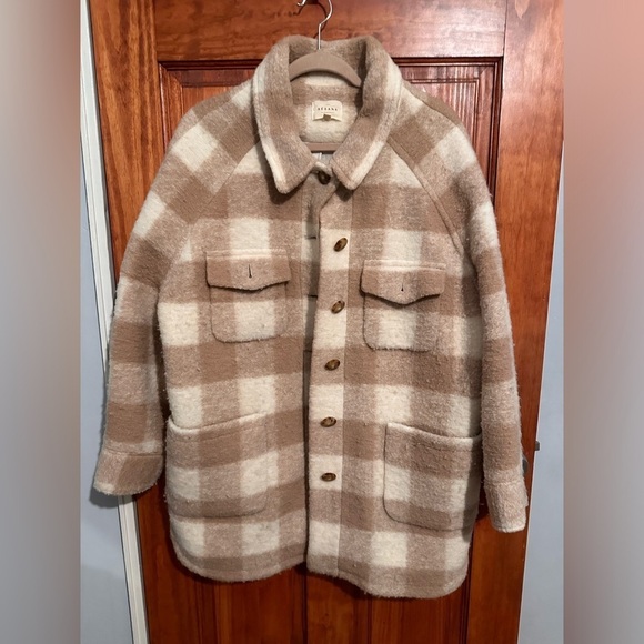 Sezane plaid Coat - Picture 2 of 6